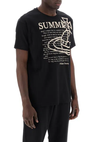 Shop Vivienne Westwood Classic Summer T-shirt In Nero