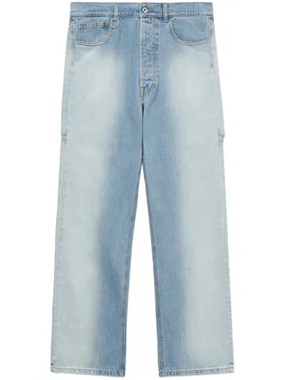 Shop Random Identities Back Slash Jeans Clothing In 1 Blue