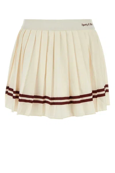 Shop Sporty And Rich Sporty & Rich Skirts In White