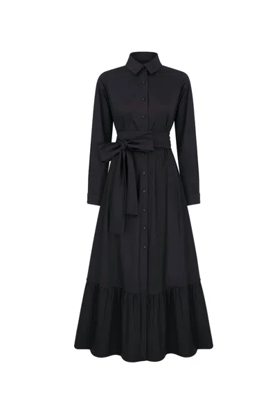 Shop Monica Nera Carrie Maxi Dress In Black
