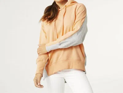 Shop Coco + Carmen Kylee Two-tone Sweatshirt In Orange