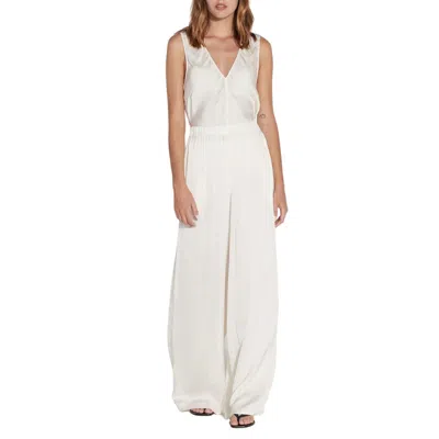 Raquel Allegra Leah Pant In Dirty White In Multi