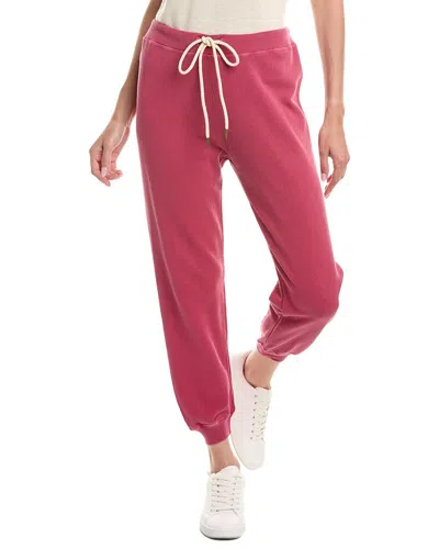 Shop The Great Cropped Sweatpant In Pink