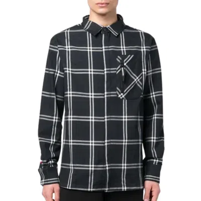 Shop Rossignol Men's Flannel Shirt In Black