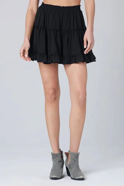 Shop Saltwater Luxe Mandy Mini Skirt In Black