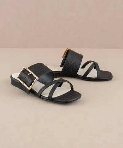 Shop Oasis Society Women's Penny Vacay Sandal In Black
