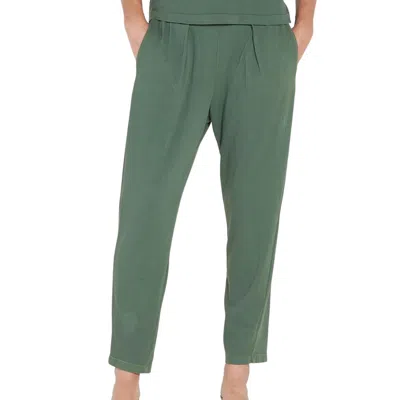 Shop Raquel Allegra Easy Pant In Forest In Green