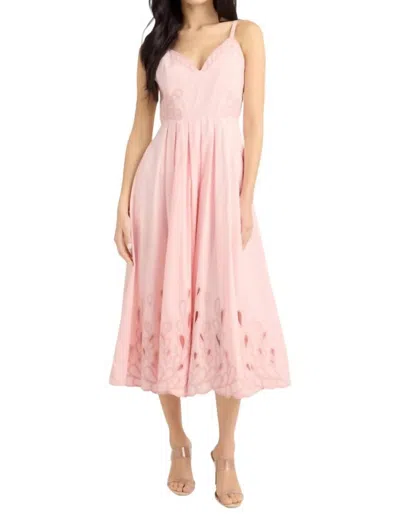 Shop Cinq À Sept Maude Dress In Icy Pink In Multi