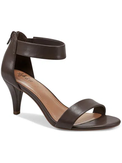 Shop Style & Co Paycee Womens Faux Leather Heels In Multi