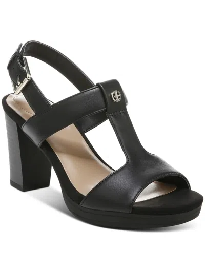Shop Giani Bernini Paulette Womens Faux Leather T-strap Block Heel In Multi