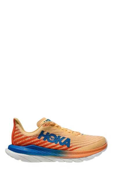 Shop Hoka Men's Mach 5 Running Shoes - D/medium Width In Orange