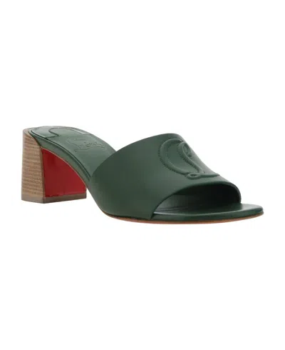 Shop Christian Louboutin Sandals In Green