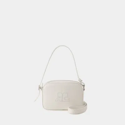 Shop Courrèges Crossbody In White