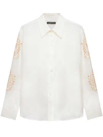 Shop Elena Miro' Shirt Clothing In White
