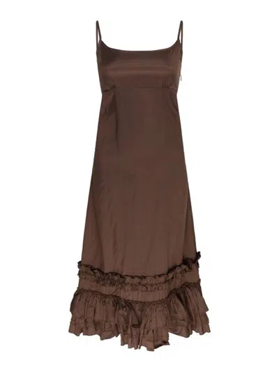 Shop Hai Dress In Brown