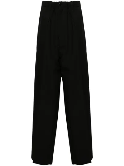 Shop Random Identities Worker Low Crotch Trousers Clothing In 1 Black