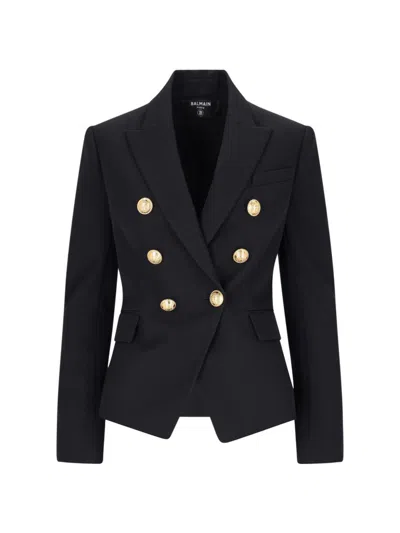 Shop Balmain Jackets In Black