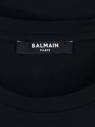 Shop Balmain T-shirts And Polos In Black