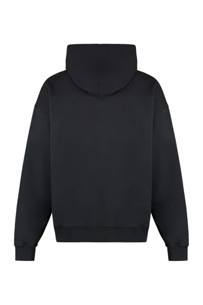 Shop Dolce & Gabbana Cotton Hoodie In Black
