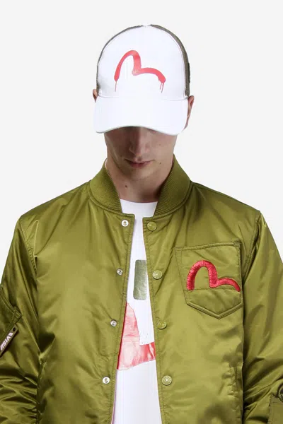 Evisu Hats In White