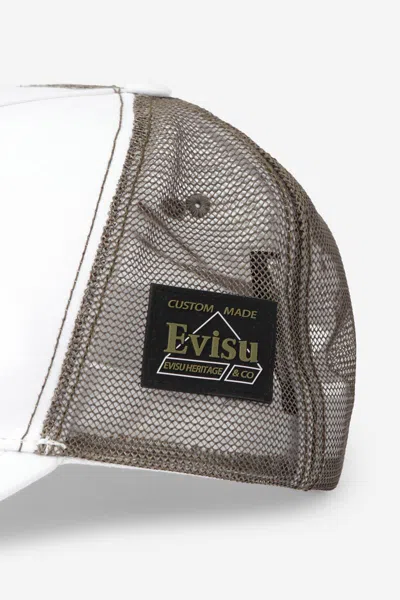 Evisu Hats In White