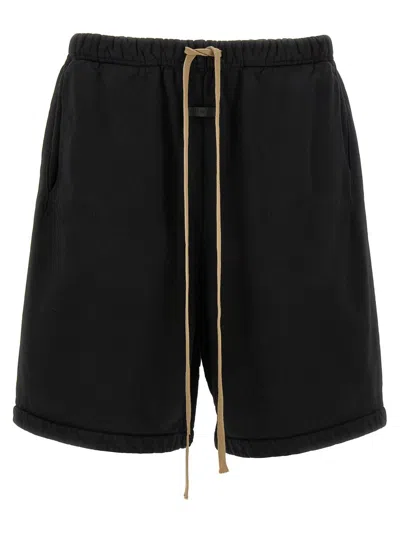 Shop Fear Of God 'relaxed' Shorts In Black