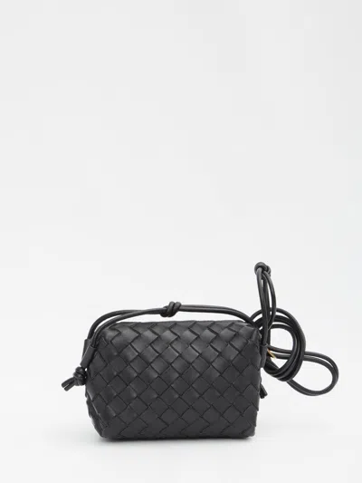 Shop Bottega Veneta Loop Mini Bag In Black