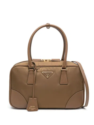 Shop Prada Medium Re-edition 1978 Tote Bag In Sughero