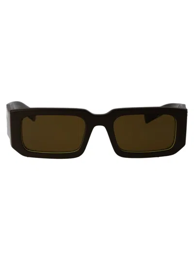 Shop Prada Sunglasses In 15m01t Loden/cedar