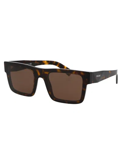 Shop Prada Sunglasses In 2au8c1 Tortoise