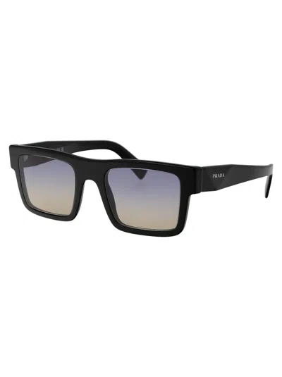Shop Prada Sunglasses In 1ab06z Black