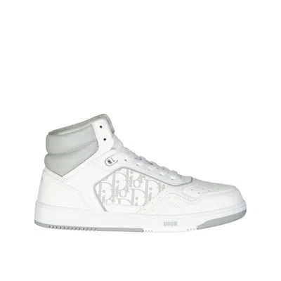 Shop Dior B27 High-top Sneakers In White