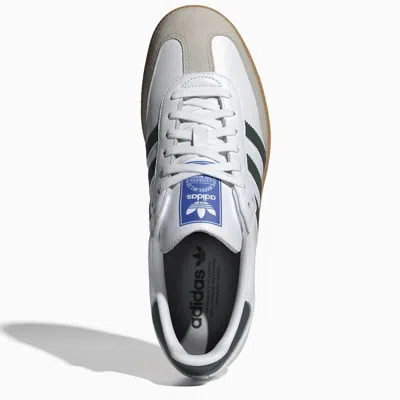 Adidas Originals Samba Og "cloud White/collegiate Green/grey Two/gum" Sneakers In White