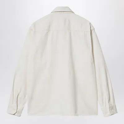 Shop Carhartt Wip Rainer Shirt Jacket In White
