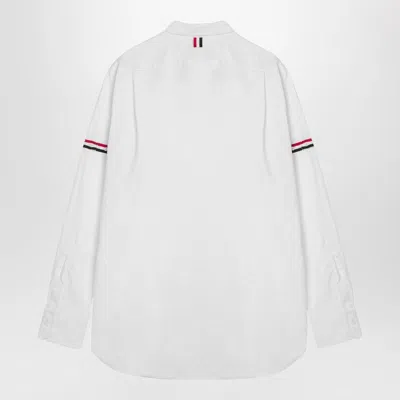 Shop Thom Browne Button-down Shirt In White