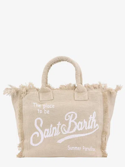 Shop Mc2 Saint Barth Handbag In Beige