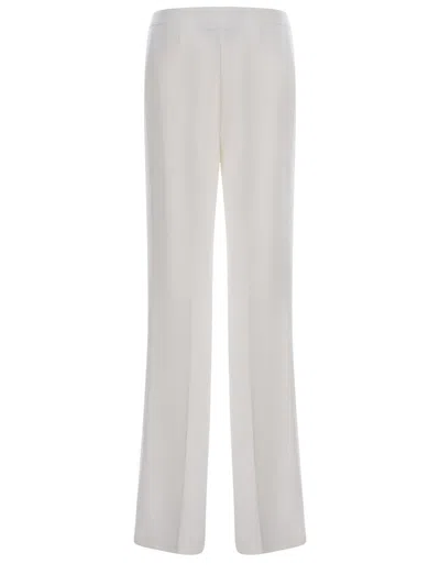 Shop Pinko Trousers White In Bianco