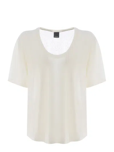 Shop Pinko T-shirts And Polos White In Bianco