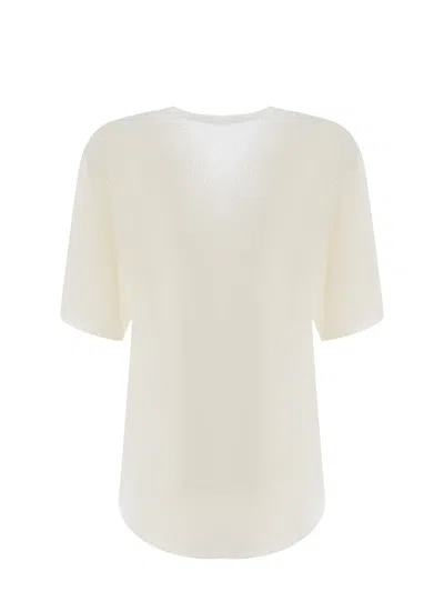 Shop Pinko T-shirts And Polos White In Bianco