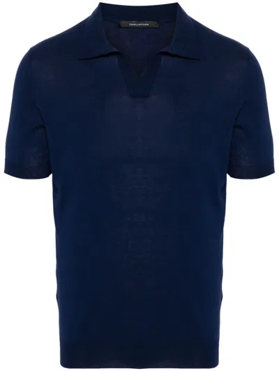 Shop Tagliatore T-shirts And Polos Blue