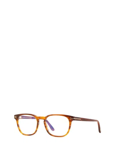 Shop Tom Ford Eyewear Eyeglasses In Light Brown