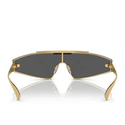 Shop Versace Sunglasses In Gold