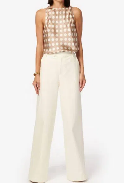 Shop Cami Nyc Anais Denim Pant In White In Beige