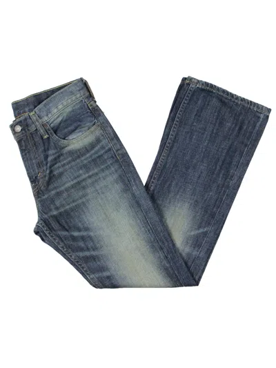 Shop Levi Strauss & Co Mens Denim Slim Bootcut Jeans In Blue