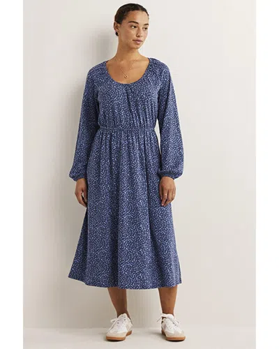 Shop Boden Scoop Neck Jersey Midi Dress In Blue