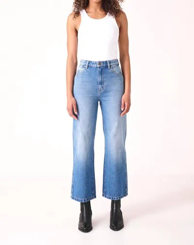 Shop Rolla's Heidi Ankle Jean In Recycled Mid Vintage Blue