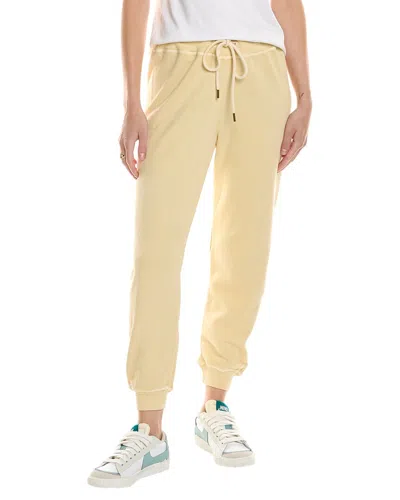 Shop The Great Cropped Sweatpant In Yellow