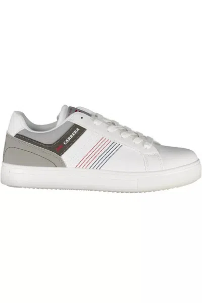 Shop Carrera Sleek Sneakers With Bold Men's Contrasts In White