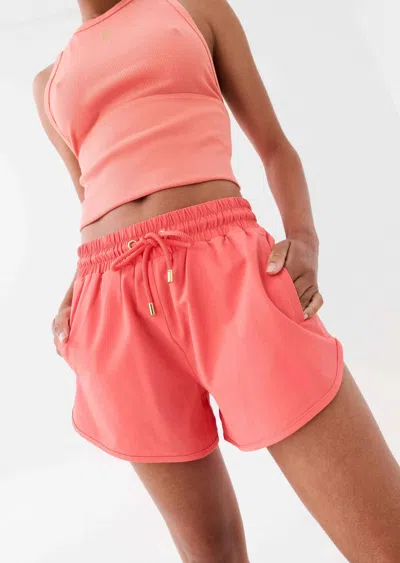 Shop P.e Nation Full Time Short In Persimmon In Pink