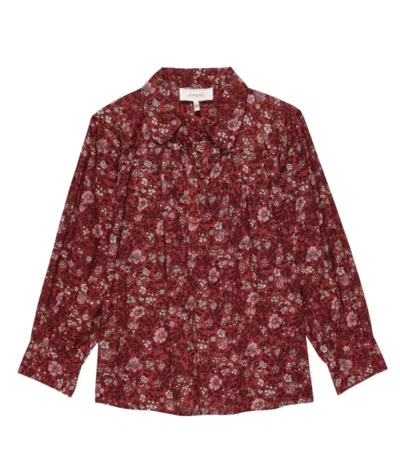 Shop The Great Women's The Summit Top In Spice Mesa Floral In Red